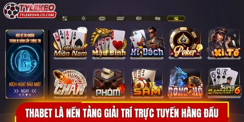 Cổng game sở hữu nhiều game bài truyền thống
